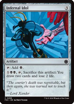 Infernal Idol (FDC-266) [Commander: Foundations] | Shuffle n Cut Hobbies & Games