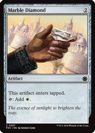 Marble Diamond (FDC-267) [Commander: Foundations] | Shuffle n Cut Hobbies & Games
