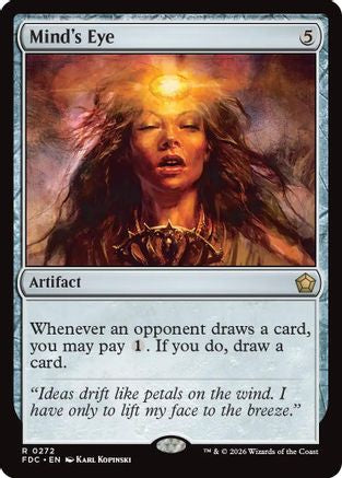 Mind's Eye (FDC-272) [Commander: Foundations] | Shuffle n Cut Hobbies & Games