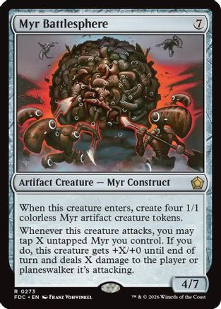 Myr Battlesphere (FDC-273) [Commander: Foundations] | Shuffle n Cut Hobbies & Games