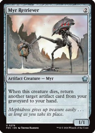 Myr Retriever (FDC-274) [Commander: Foundations] | Shuffle n Cut Hobbies & Games