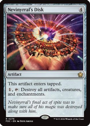 Nevinyrral's Disk (FDC-276) [Commander: Foundations] | Shuffle n Cut Hobbies & Games