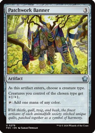 Patchwork Banner (FDC-279) [Commander: Foundations] | Shuffle n Cut Hobbies & Games