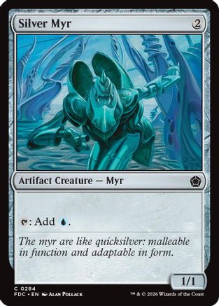 Silver Myr (FDC-284) [Commander: Foundations] | Shuffle n Cut Hobbies & Games