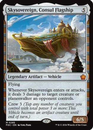 Skysovereign, Consul Flagship (FDC-285) [Commander: Foundations] | Shuffle n Cut Hobbies & Games