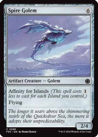 Spire Golem (FDC-288) [Commander: Foundations] | Shuffle n Cut Hobbies & Games