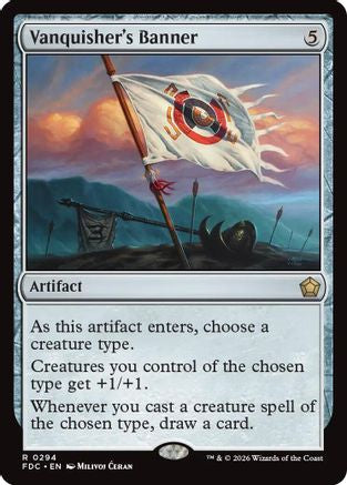 Vanquisher's Banner (FDC-294) [Commander: Foundations] | Shuffle n Cut Hobbies & Games