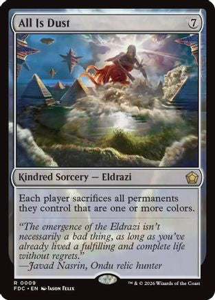 All Is Dust (FDC-009) [Commander: Foundations] | Shuffle n Cut Hobbies & Games