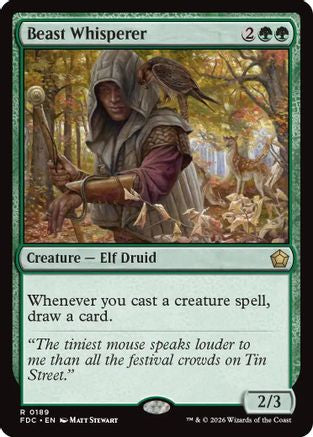 Beast Whisperer (FDC-189) [Commander: Foundations] | Shuffle n Cut Hobbies & Games