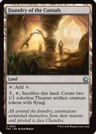 Foundry of the Consuls (FDC-302) [Commander: Foundations] | Shuffle n Cut Hobbies & Games