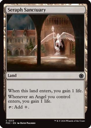Seraph Sanctuary (FDC-313) [Commander: Foundations] | Shuffle n Cut Hobbies & Games