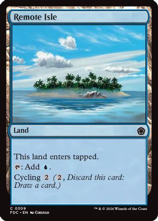 Remote Isle (FDC-309) [Commander: Foundations] | Shuffle n Cut Hobbies & Games
