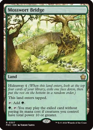 Mosswort Bridge (FDC-307) [Commander: Foundations] | Shuffle n Cut Hobbies & Games