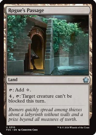Rogue's Passage (FDC-310) [Commander: Foundations] | Shuffle n Cut Hobbies & Games