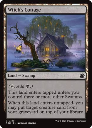 Witch's Cottage (FDC-319) [Commander: Foundations] | Shuffle n Cut Hobbies & Games