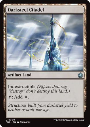 Darksteel Citadel (FDC-300) [Commander: Foundations] | Shuffle n Cut Hobbies & Games