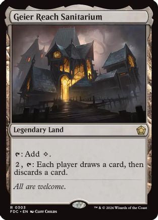 Geier Reach Sanitarium (FDC-303) [Commander: Foundations] | Shuffle n Cut Hobbies & Games