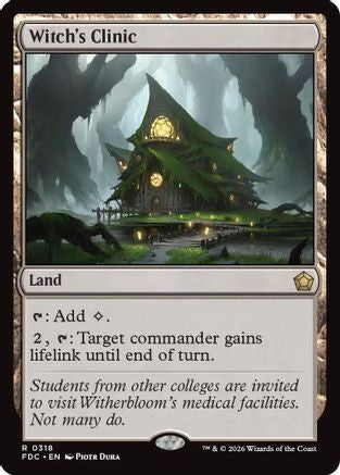 Witch's Clinic (FDC-318) [Commander: Foundations] | Shuffle n Cut Hobbies & Games