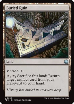Buried Ruin (FDC-298) [Commander: Foundations] | Shuffle n Cut Hobbies & Games