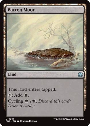 Barren Moor (FDC-295) [Commander: Foundations] | Shuffle n Cut Hobbies & Games