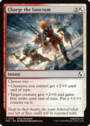 Charge the Sanctum (FRA-125) [Reality Fracture] Foil | Shuffle n Cut Hobbies & Games