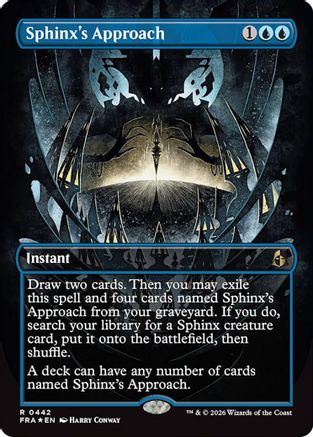 Sphinx's Approach (Borderless) (FRA-442) [Reality Fracture] Foil | Shuffle n Cut Hobbies & Games
