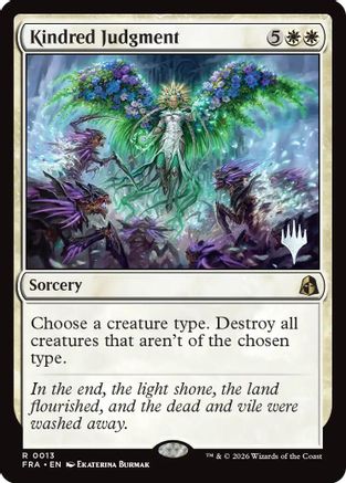 Kindred Judgment (PPFRA-013) [Promo Pack: Reality Fracture] Foil | Shuffle n Cut Hobbies & Games