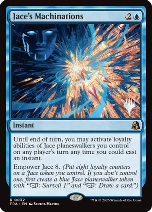 Jace's Machinations (PPFRA-032) [Promo Pack: Reality Fracture] | Shuffle n Cut Hobbies & Games