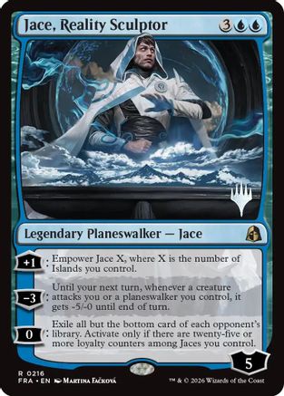 Jace, Reality Sculptor (PPFRA-216) [Promo Pack: Reality Fracture] | Shuffle n Cut Hobbies & Games