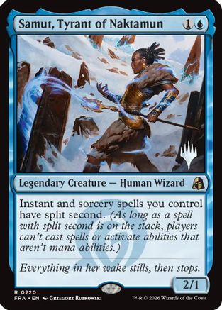 Samut, Tyrant of Naktamun (PPFRA-220) [Promo Pack: Reality Fracture] | Shuffle n Cut Hobbies & Games