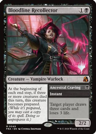 Bloodline Recollector (PPFRA-049) [Promo Pack: Reality Fracture] | Shuffle n Cut Hobbies & Games