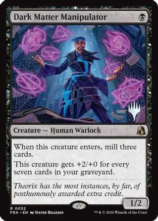 Dark Matter Manipulator (PPFRA-052) [Promo Pack: Reality Fracture] Foil | Shuffle n Cut Hobbies & Games