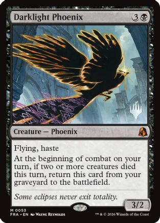 Darklight Phoenix (PPFRA-053) [Promo Pack: Reality Fracture] | Shuffle n Cut Hobbies & Games