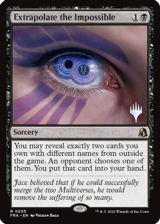 Extrapolate the Impossible (PPFRA-055) [Promo Pack: Reality Fracture] | Shuffle n Cut Hobbies & Games