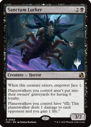 Sanctum Lurker (PPFRA-064) [Promo Pack: Reality Fracture] Foil | Shuffle n Cut Hobbies & Games