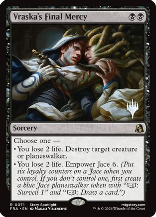 Vraska's Final Mercy (PPFRA-071) [Promo Pack: Reality Fracture] | Shuffle n Cut Hobbies & Games