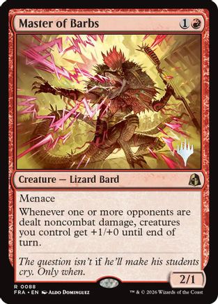 Master of Barbs (PPFRA-088) [Promo Pack: Reality Fracture] Foil | Shuffle n Cut Hobbies & Games