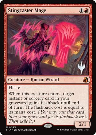 Stingcaster Mage (PPFRA-093) [Promo Pack: Reality Fracture] | Shuffle n Cut Hobbies & Games