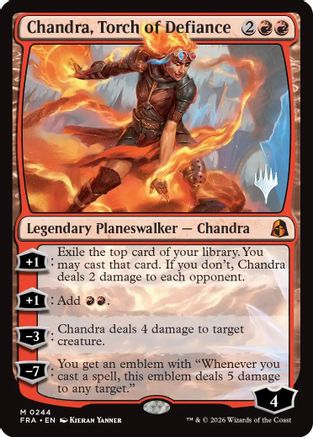 Chandra, Torch of Defiance (PPFRA-244) [Promo Pack: Reality Fracture] | Shuffle n Cut Hobbies & Games