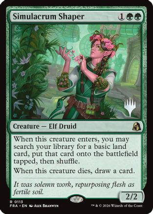 Simulacrum Shaper (PPFRA-113) [Promo Pack: Reality Fracture] Foil | Shuffle n Cut Hobbies & Games