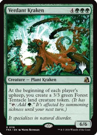 Verdant Kraken (PPFRA-118) [Promo Pack: Reality Fracture] | Shuffle n Cut Hobbies & Games