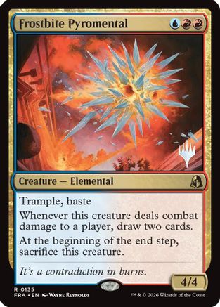 Frostbite Pyromental (PPFRA-135) [Promo Pack: Reality Fracture] Foil | Shuffle n Cut Hobbies & Games