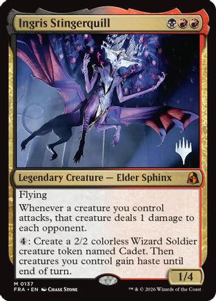 Ingris Stingerquill (PPFRA-137) [Promo Pack: Reality Fracture] Foil | Shuffle n Cut Hobbies & Games