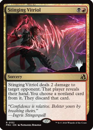 Stinging Vitriol (PPFRA-152) [Promo Pack: Reality Fracture] | Shuffle n Cut Hobbies & Games