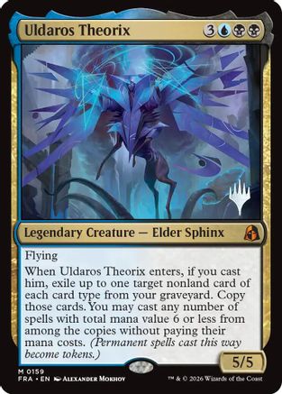 Uldaros Theorix (PPFRA-159) [Promo Pack: Reality Fracture] | Shuffle n Cut Hobbies & Games