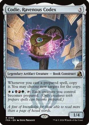 Codie, Ravenous Codex (PPFRA-168) [Promo Pack: Reality Fracture] | Shuffle n Cut Hobbies & Games