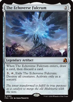 The Echoverse Fulcrum (PPFRA-169) [Promo Pack: Reality Fracture] Foil | Shuffle n Cut Hobbies & Games