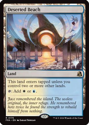 Deserted Beach (PPFRA-176) [Promo Pack: Reality Fracture] Foil | Shuffle n Cut Hobbies & Games