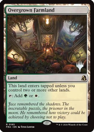 Overgrown Farmland (PPFRA-185) [Promo Pack: Reality Fracture] Foil | Shuffle n Cut Hobbies & Games