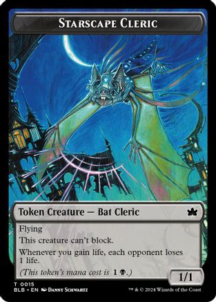 Standard Cleric // Treasure Double-Sided Token (SOS-15 // 12) [Secrets of Strixhaven] Foil | Shuffle n Cut Hobbies & Games